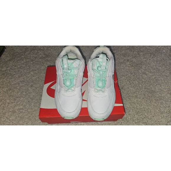 Nike Air Max 90 Toggle PS White Mint Sneaker's size 2.5y - Picture 7 of 7